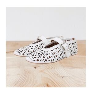 Beauty Cry Women's Mesh Ballet Flats Mary Jane Buckle Strap Suze 9.5